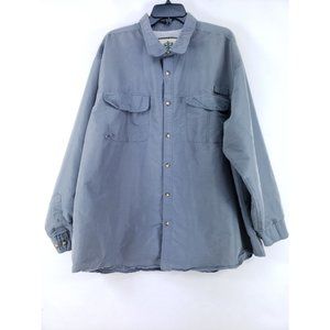 Tallwoods Long Sleeve Vented Shirt Men's Size XXL Gray